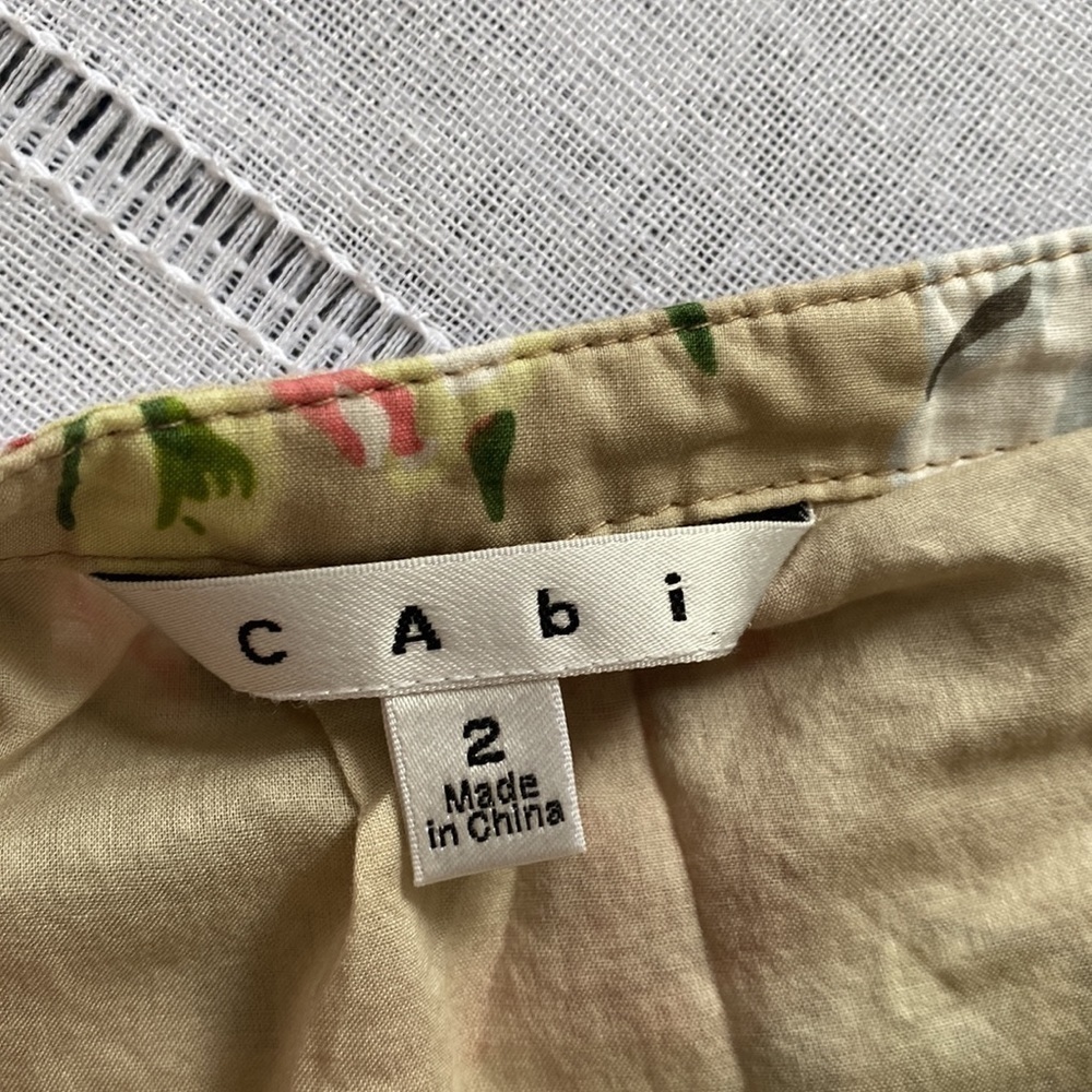 Cabi cotton skirt with rose design. - Picture 6 of 10